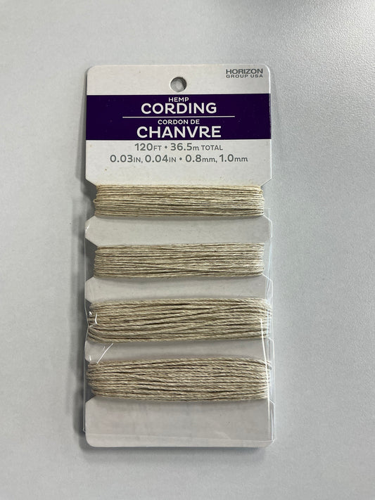 Hemp Cording String - 120 ft