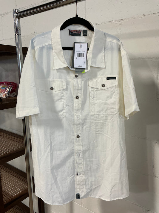 Men’s Free Country Expedition Shirt - White - Size XL