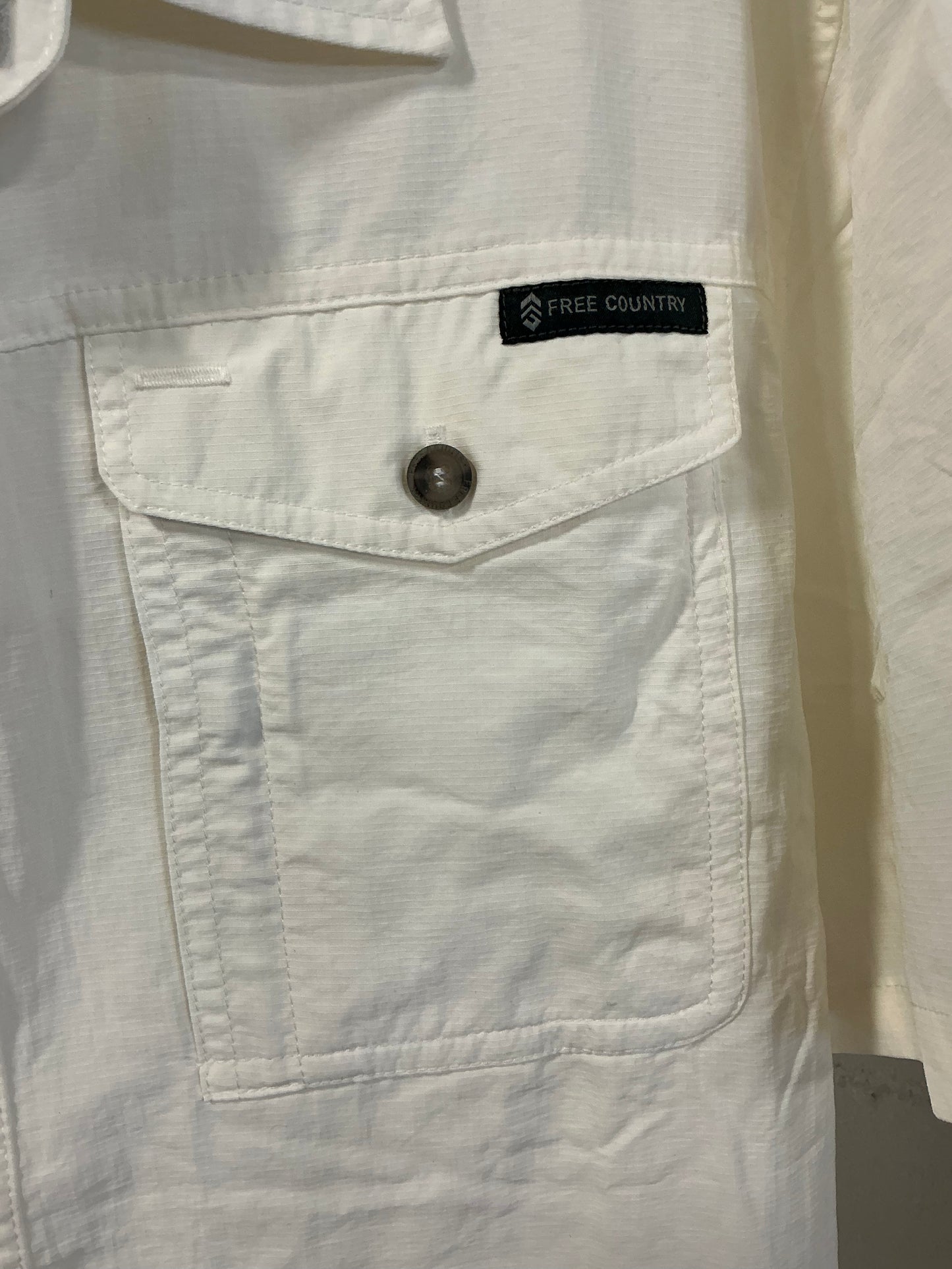 Men’s Free Country Expedition Shirt - White - Size XL