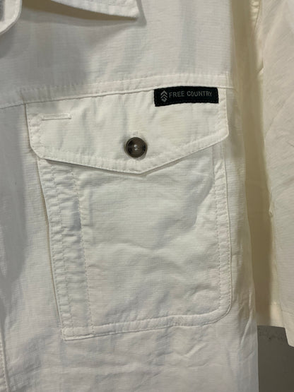 Men’s Free Country Expedition Shirt - White - Size XL