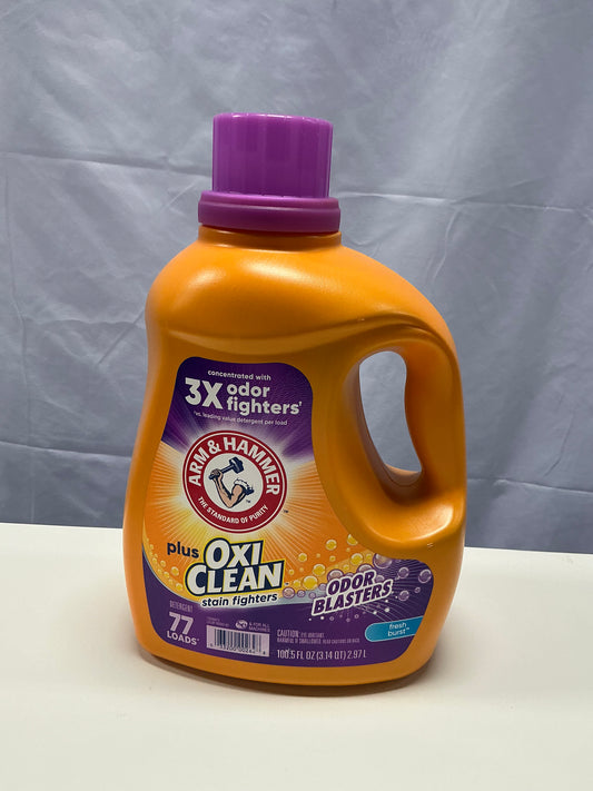 ARM & HAMMER Plus Oxiclean Odor Blasters Fresh Burst Liquid Laundry Detergent - 100.5 Fl. Oz.