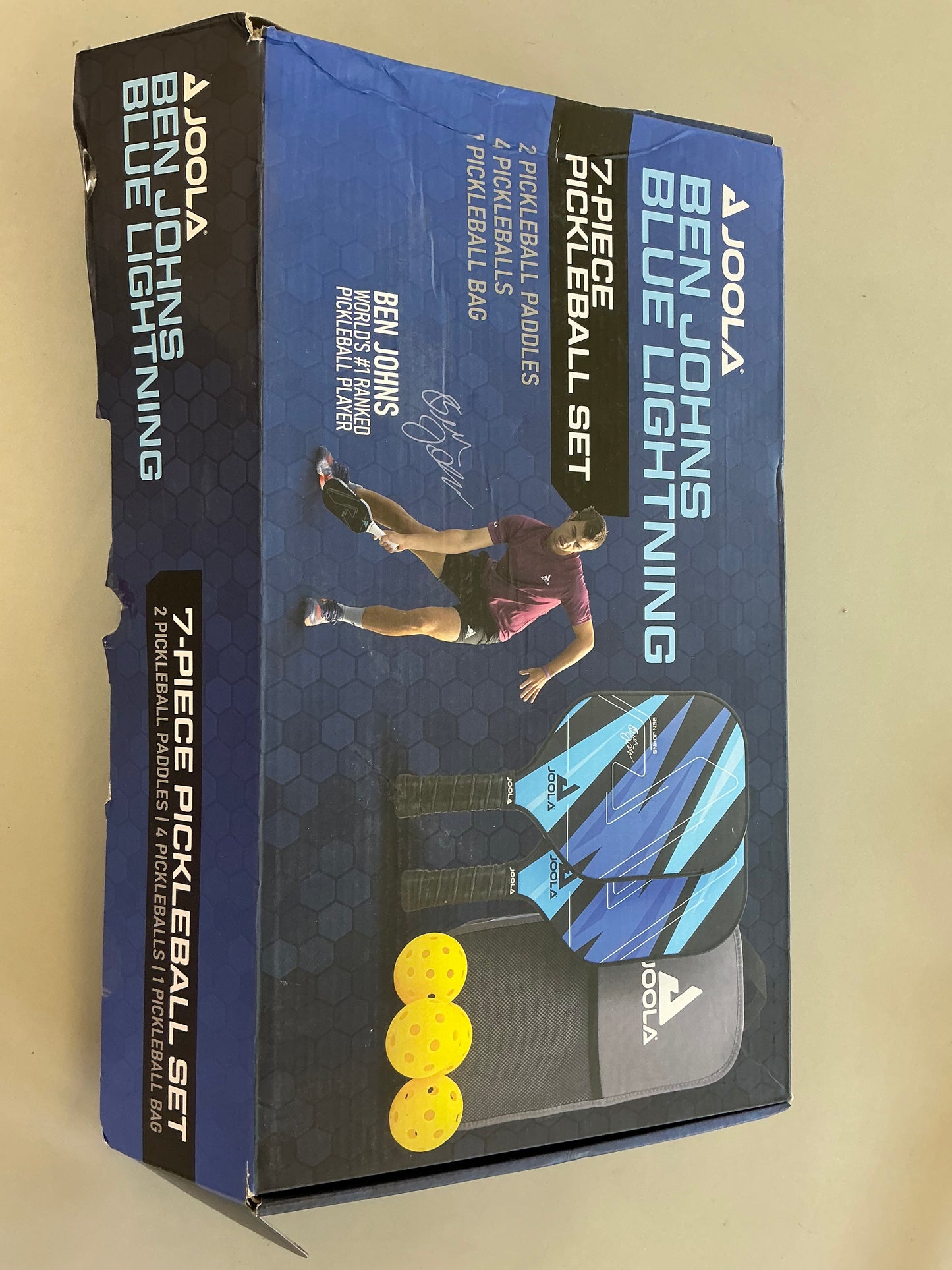 Joola Ben John’s Blue Lightning 7pc Pickleball Set
