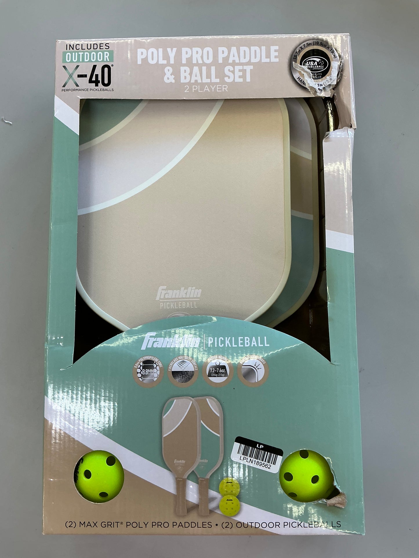 Franklin Pickleball Poly Pro Paddle & Ball Set