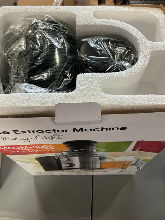 Mega Cheft Juice Extractor Machine - Open Box - Damaged Box