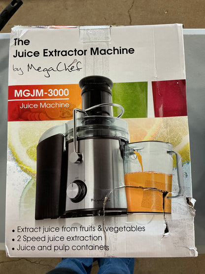 Mega Cheft Juice Extractor Machine - Open Box - Damaged Box