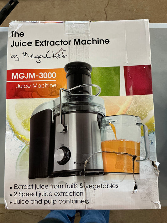 Mega Cheft Juice Extractor Machine - Open Box - Damaged Box