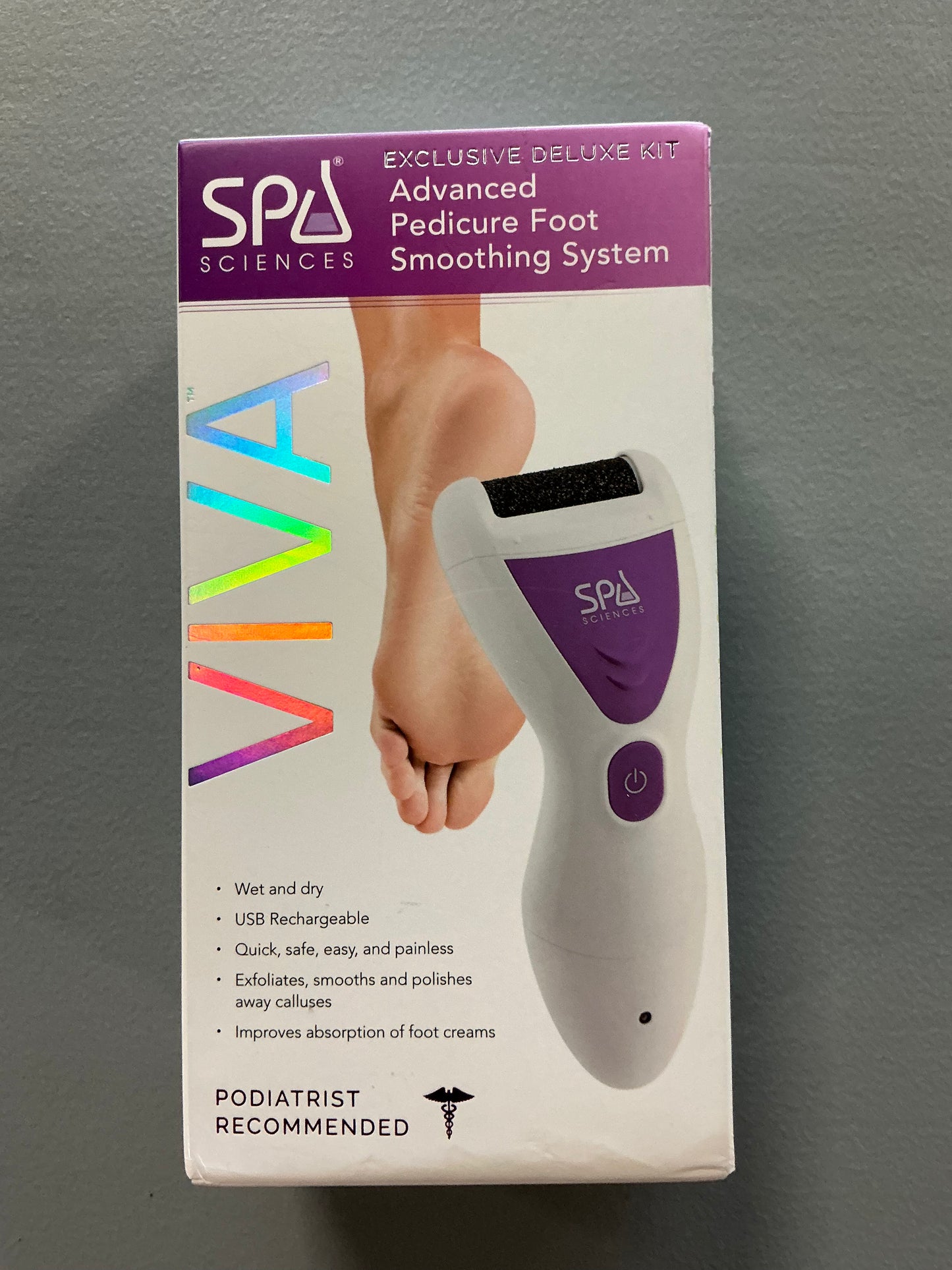 Spa Sciences Viva Advanced Pedicure Foot Smoothing System Callus Remover