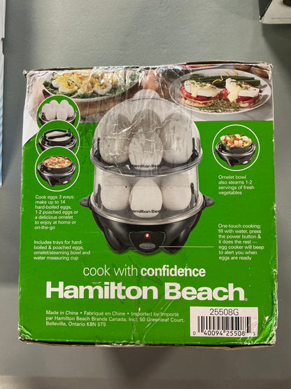 Hamilton Beach Egg Cooker - Open Box