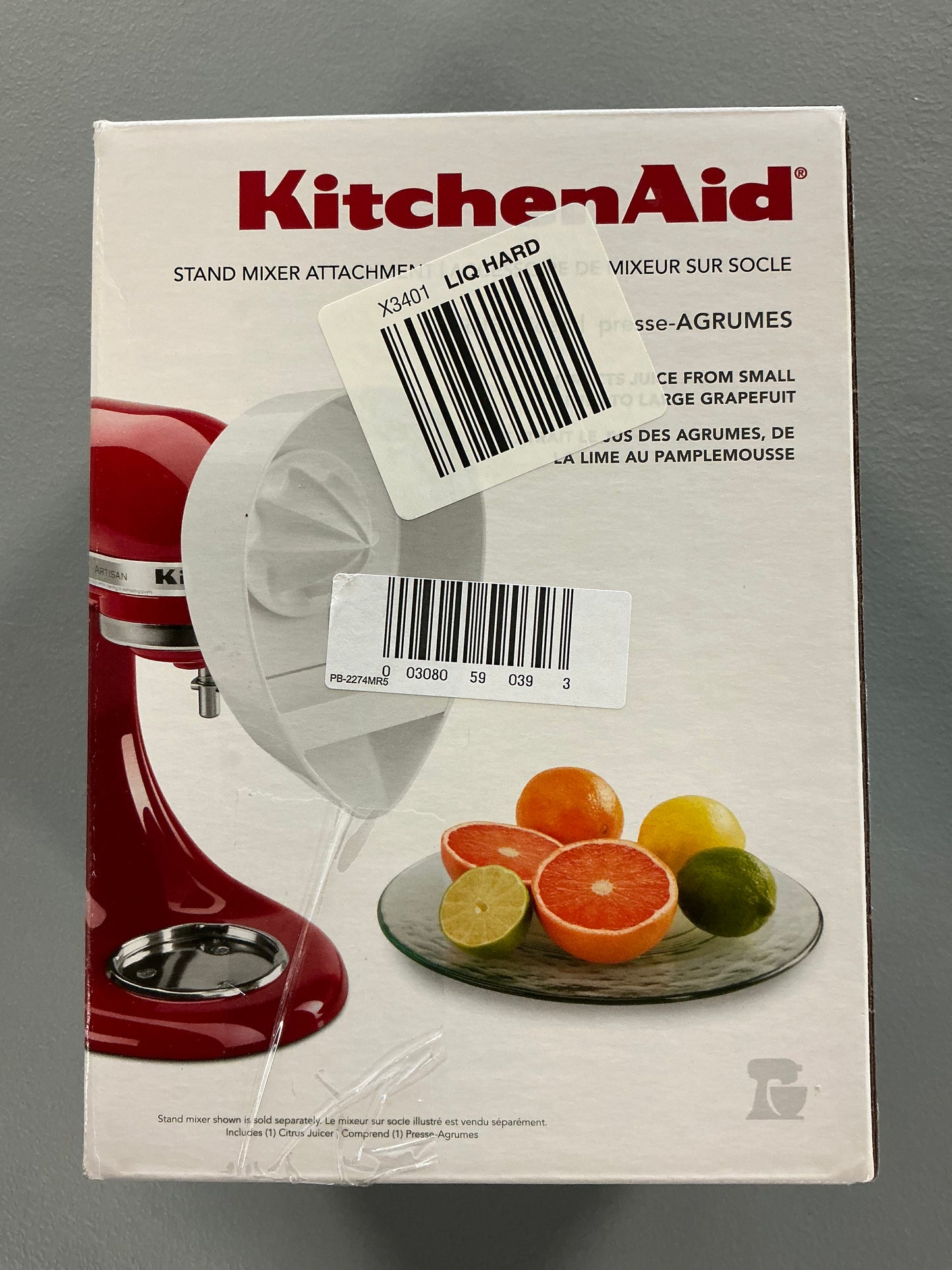 KitchenAid Citrus Juicer Processor Attachment - Open Box
