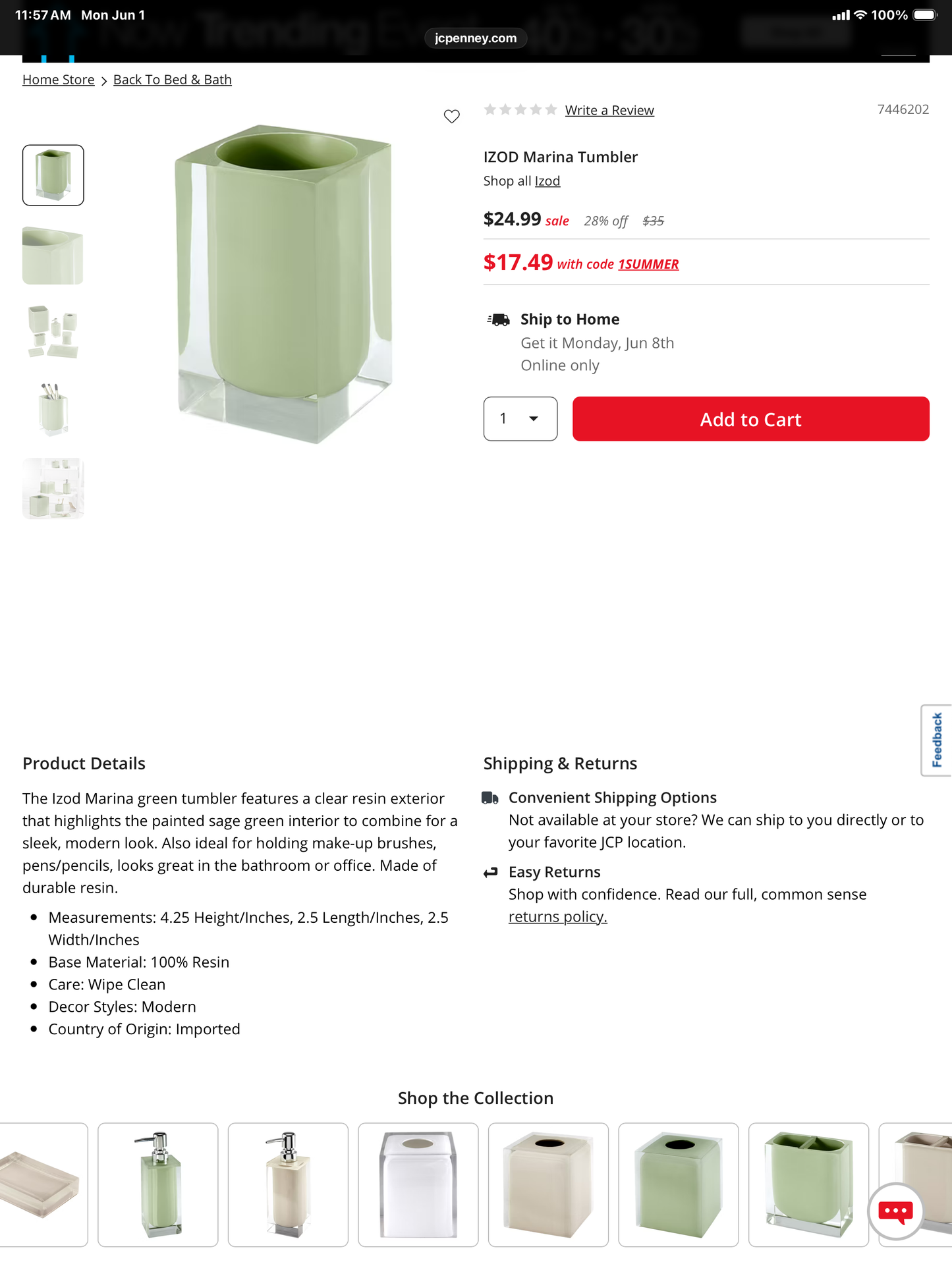 IZOD Marina Tumbler