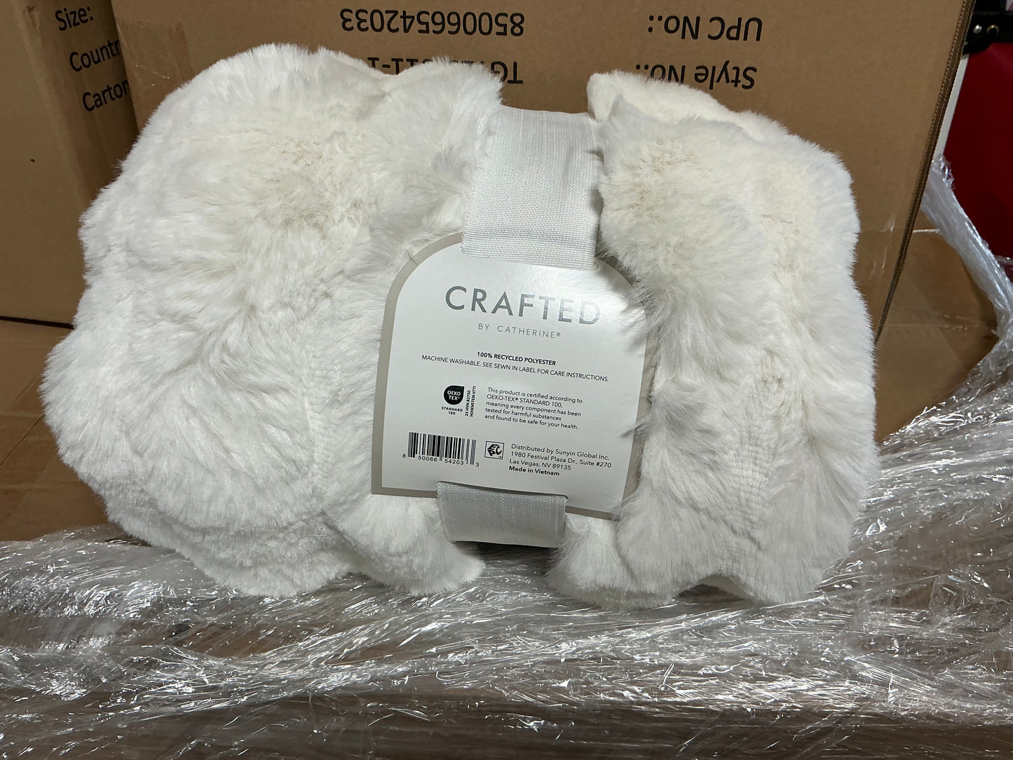 Bubble Faux Fur Throw Blanket 50x60