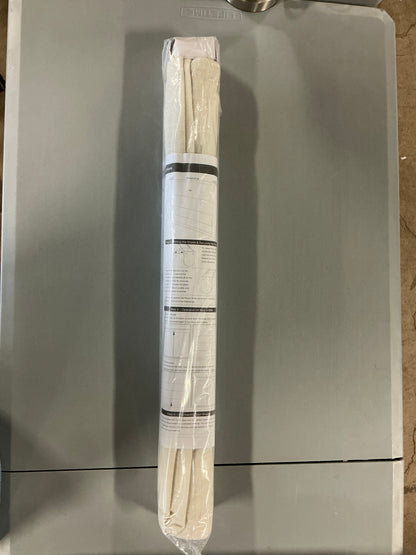 Roman Shade, 27”X64”, Ivory