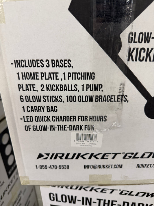 Rukket Glow in the Dark Kickball Set