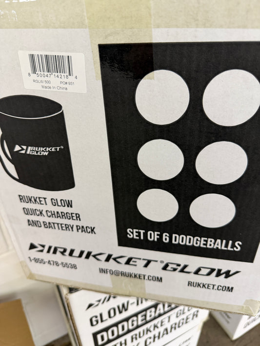 Rukket Glow in the Dark Dodgeball Set