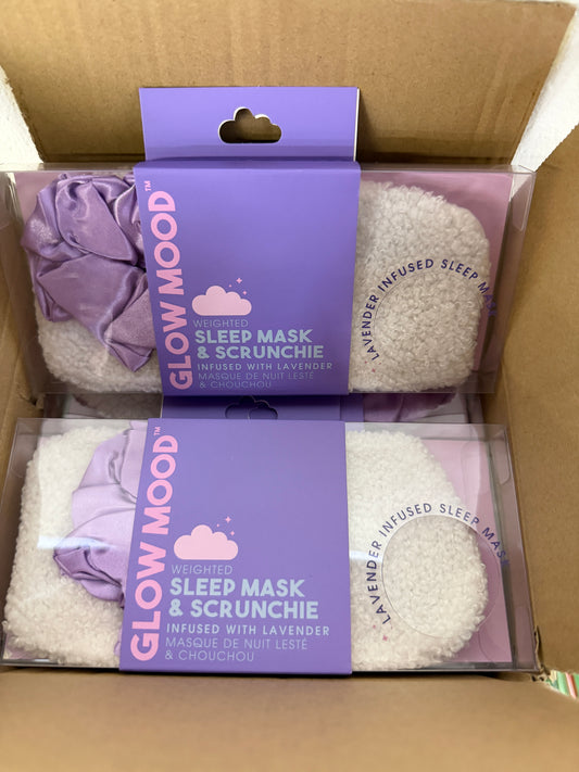 Sleep Mask & Scrunchy Set - party pack of 6