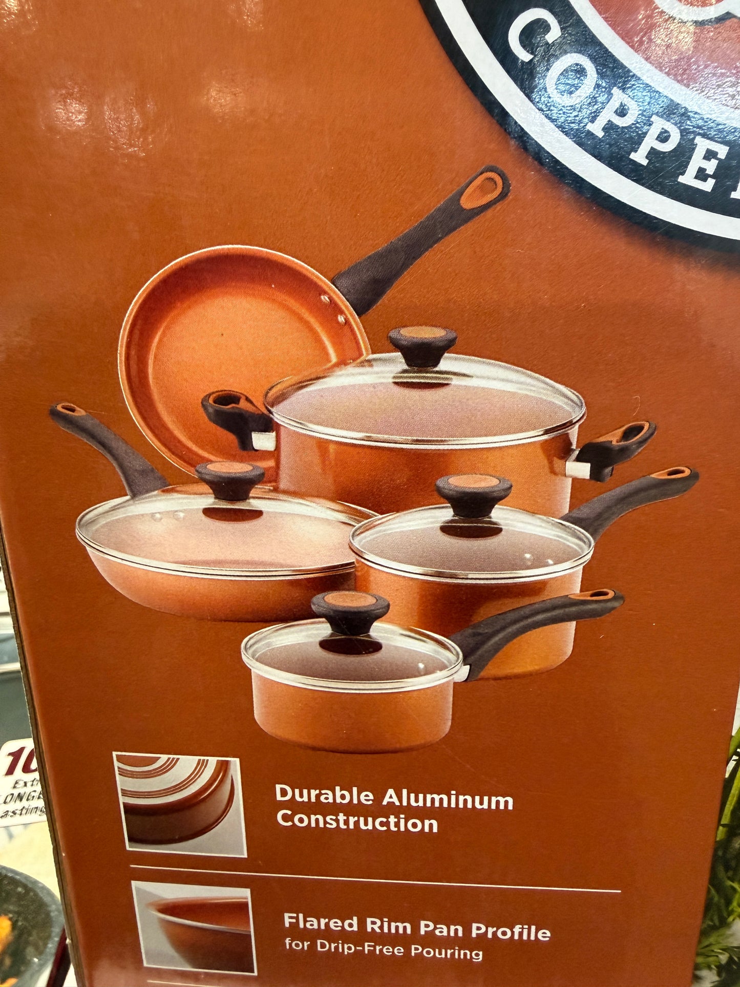 Faberware Glide 12pc Ceramic Non Stick Cookware Set