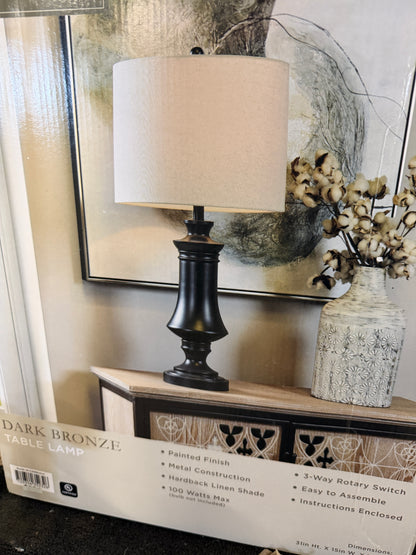 Stylecraft 31" Chess Piece Steel Table Lamp