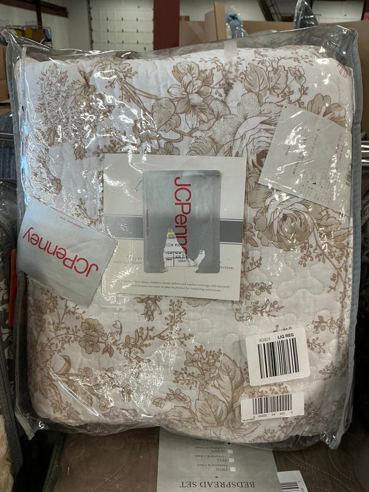 Laurel Manor Toile Garden Cotton Quilt king