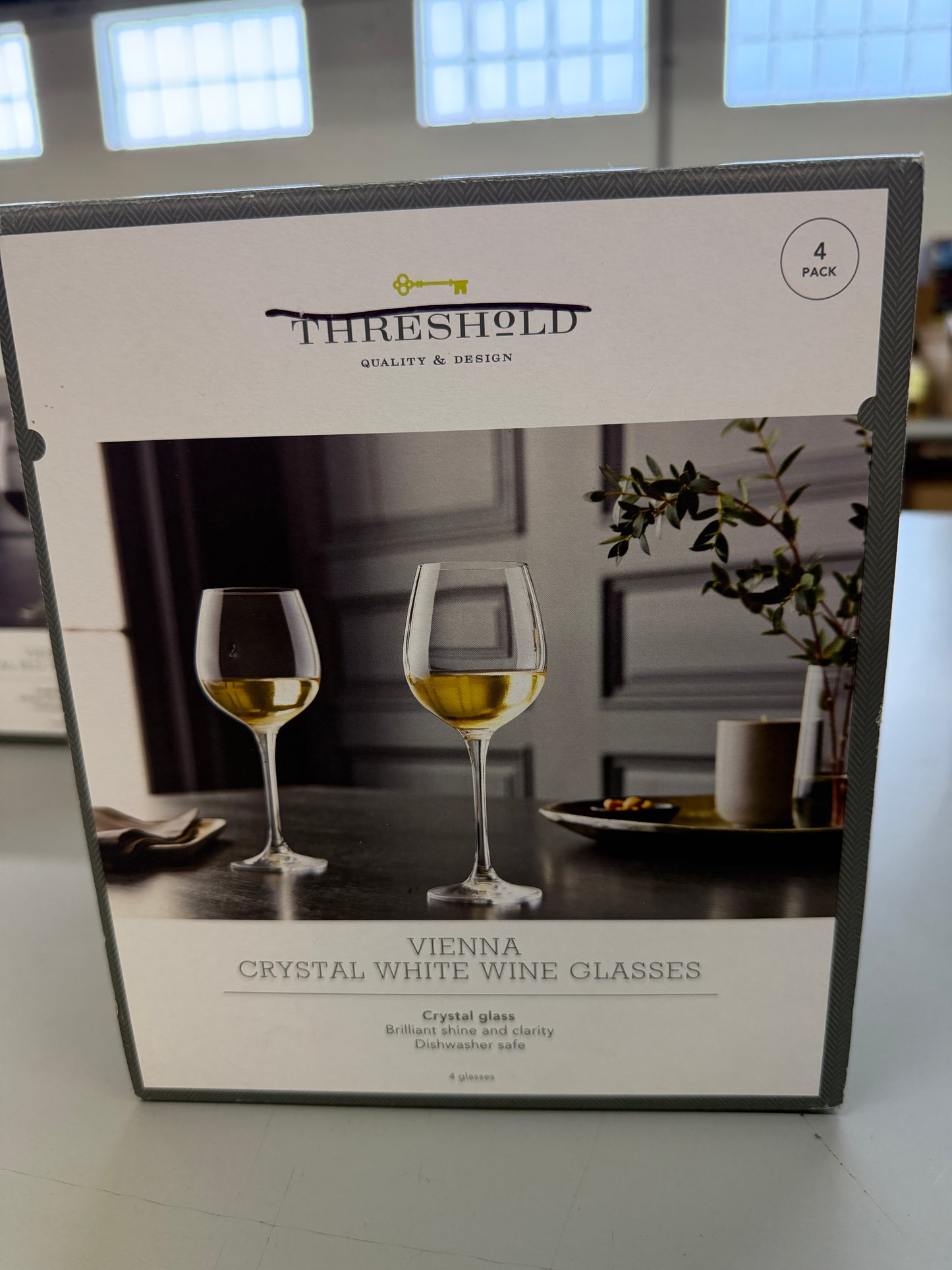 Vienna Crystal White Wine Glasses 16.2oz- Set of 4