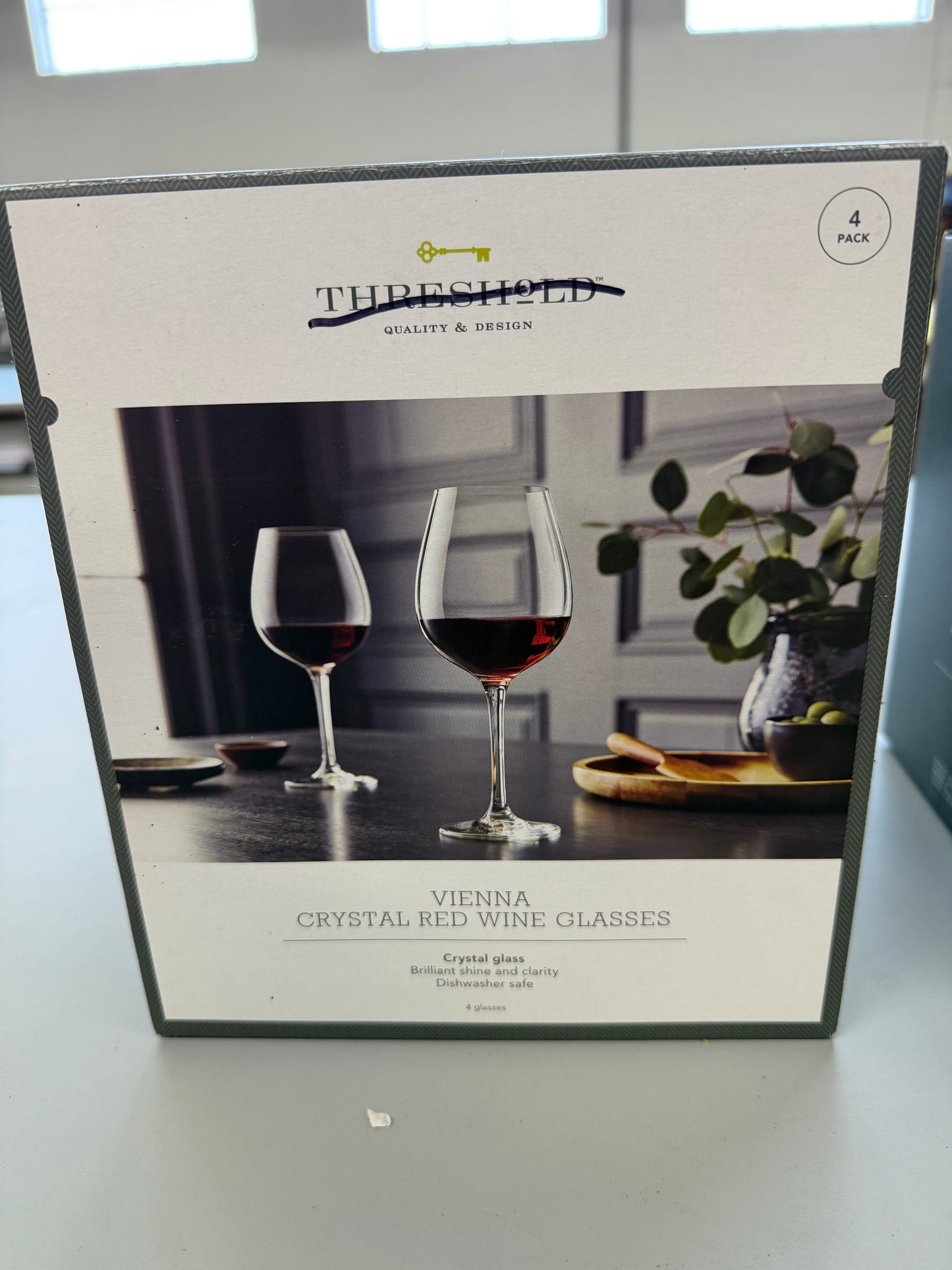 Vienna Crystal Red Wine Glasses 20oz - Set of 4