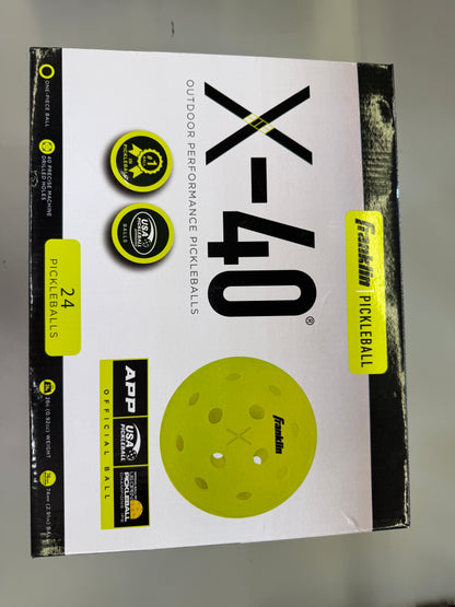 Franklin Outdoor Performance X-40 Pickleball Set - 24 ball pack