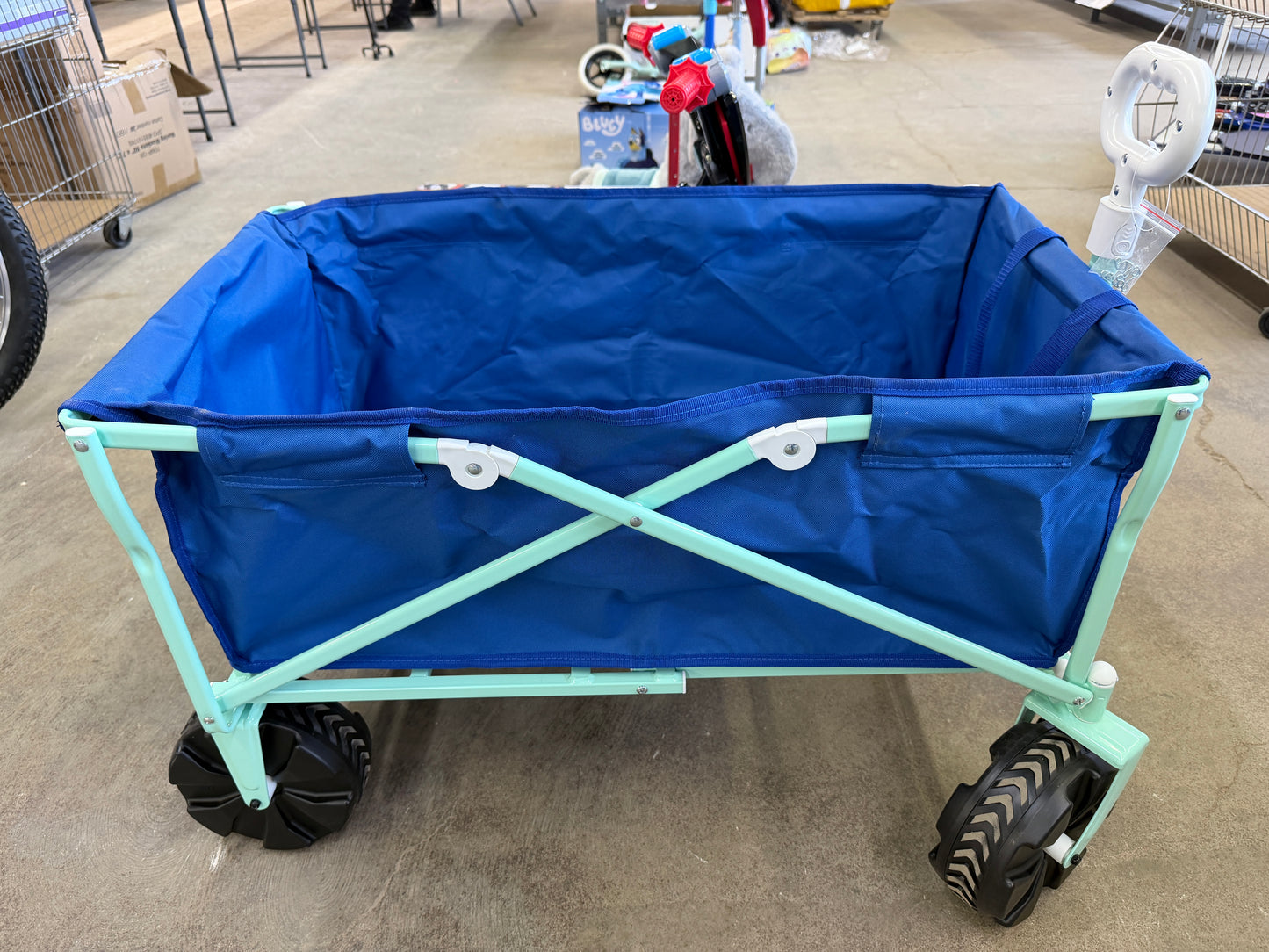 Beach Wagon, Folding, Blue