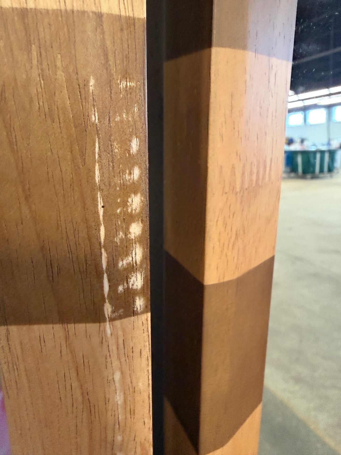 25"x65" Striped Floor Mirror -