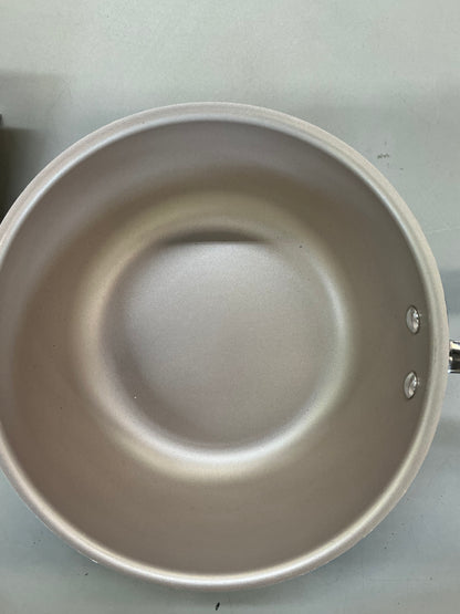 Thrifty 70- Rachael Ray Create Delicious 3-qt. Non-Stick Everything Pan with Lid- Used-As is- Final sale- No return