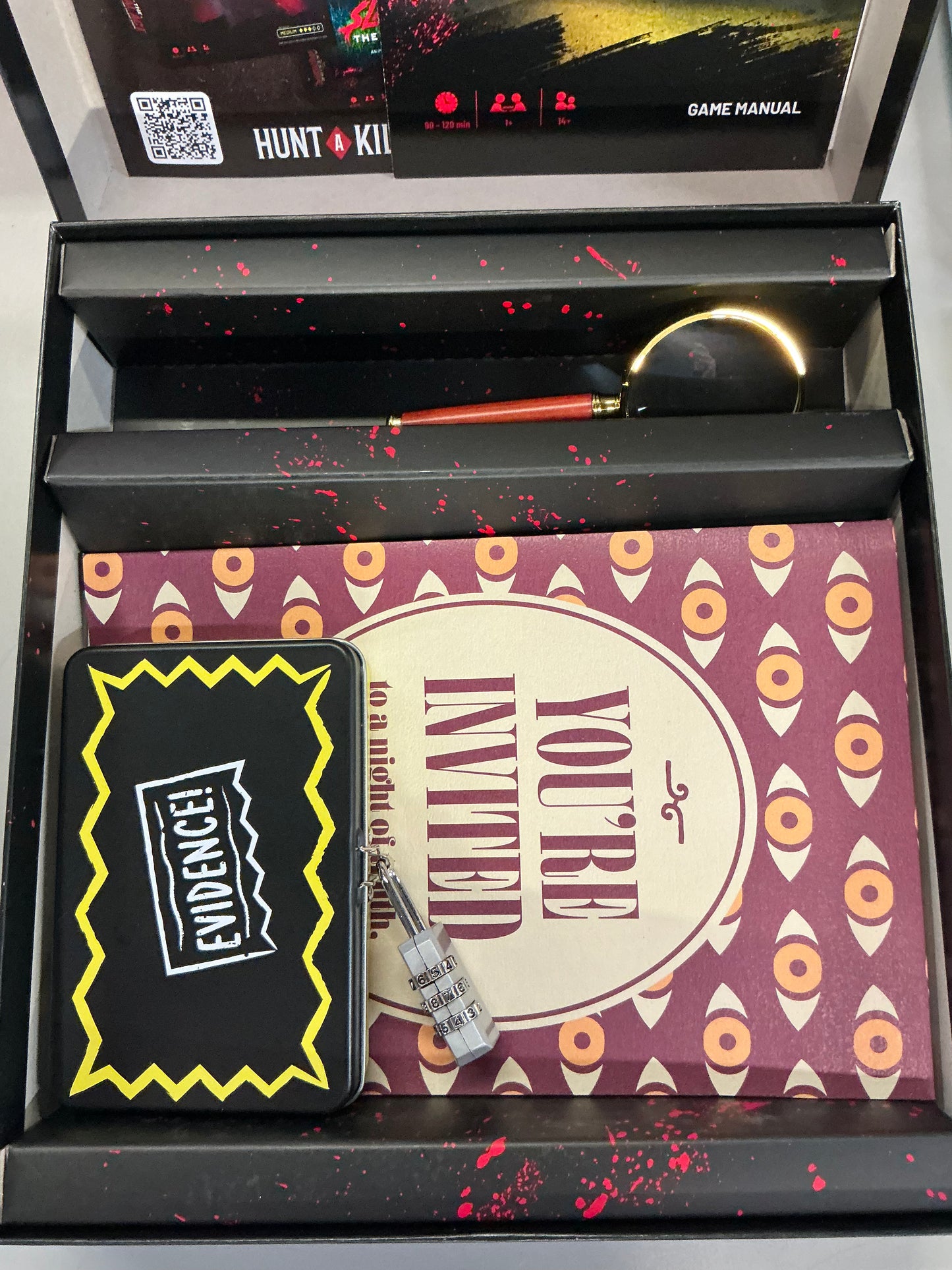 Hunt A Killer Game Night Gone Wrong Board Game - OPEN BOX (see pictures)