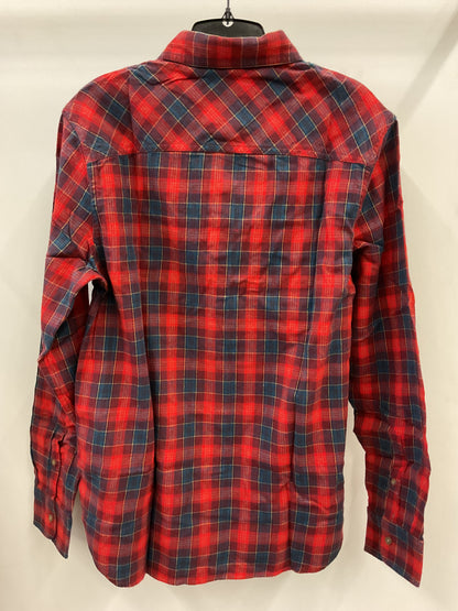 FINAL MARKDOWN! SWIMS CLOUDVEIL Flannel Shirt Currant Red (Size Variation) 100% Cotton, Men