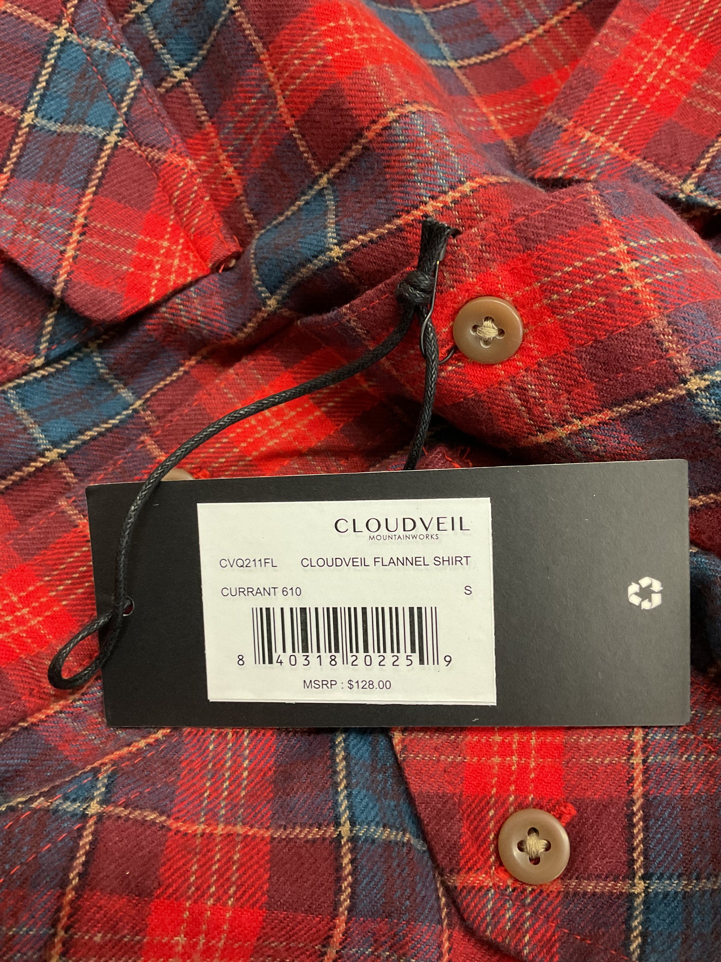 FINAL MARKDOWN! SWIMS CLOUDVEIL Flannel Shirt Currant Red (Size Variation) 100% Cotton, Men