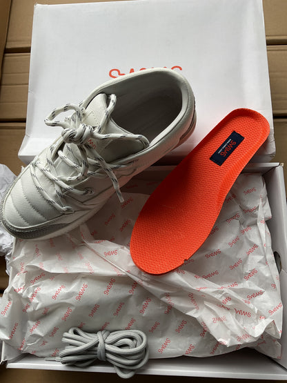 SWIMS White Snow Runner Low (Size Variations) Mens, With Removable Installs