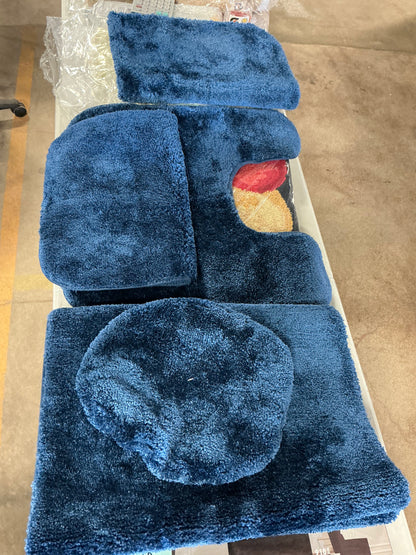 Garland Rug Traditional 5-pc. Bath Rug Set Included: 1 21x59 Inch Runner(s), 1 16x22 Inch Bath Rug(s), 1 20x33 Inch Bath Rug(s), 1 Standard Lid Cover(s), 1 23x20 Inch Contour Bath Rug(s)