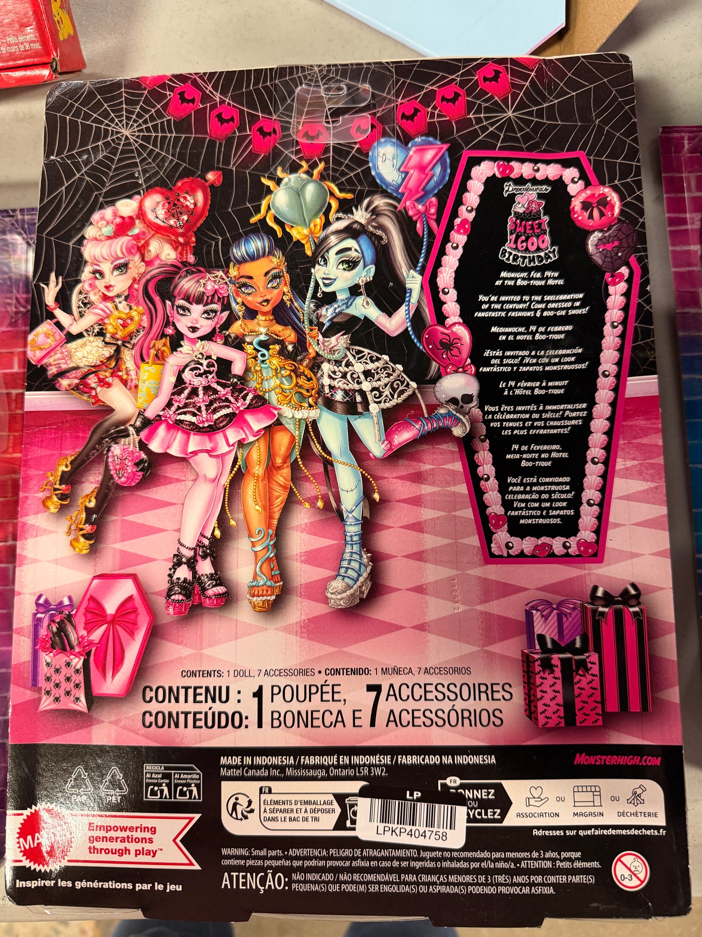 Monster High Doll - Scary Sweet Birthday