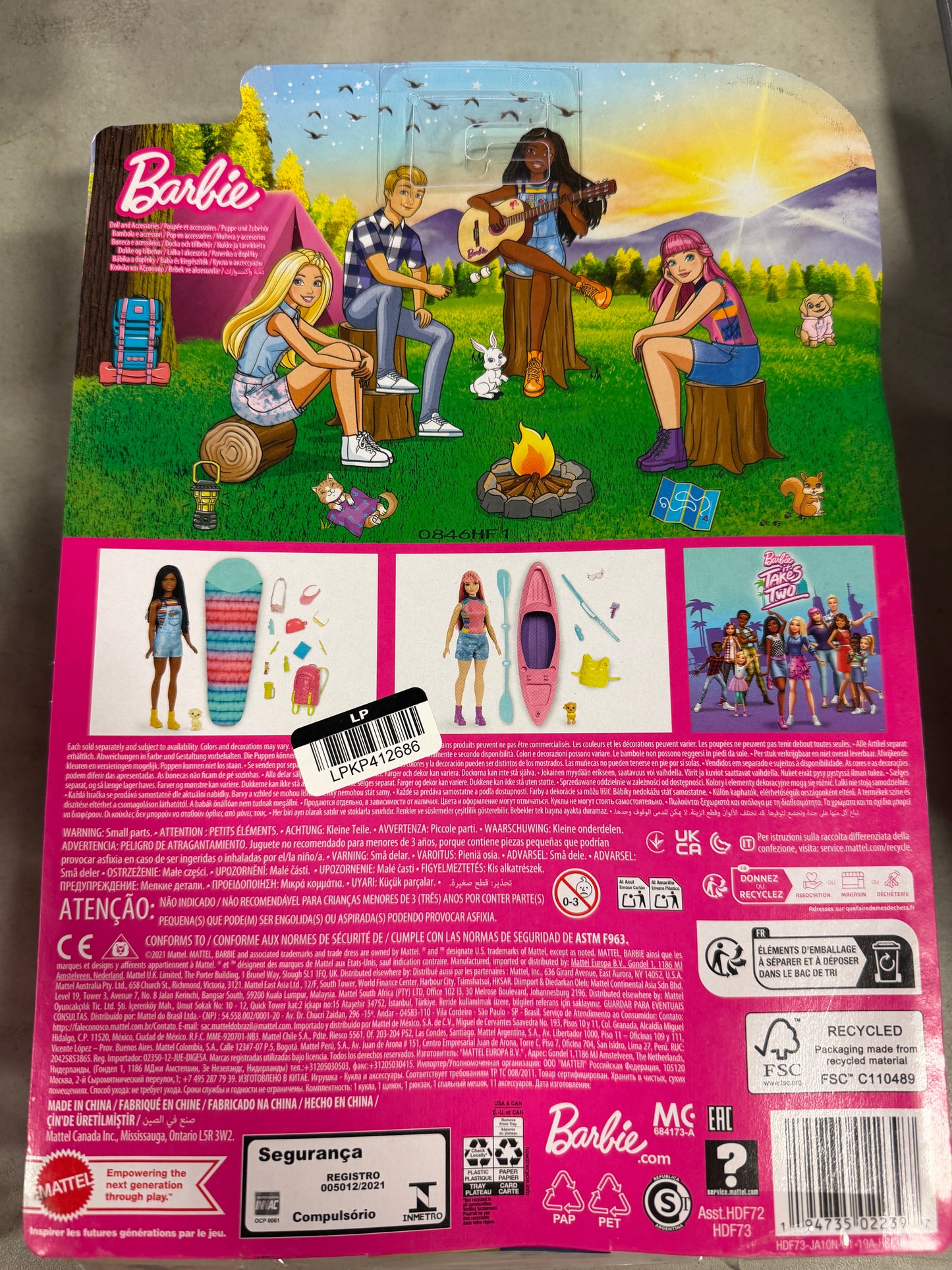 Barbie Camp Set