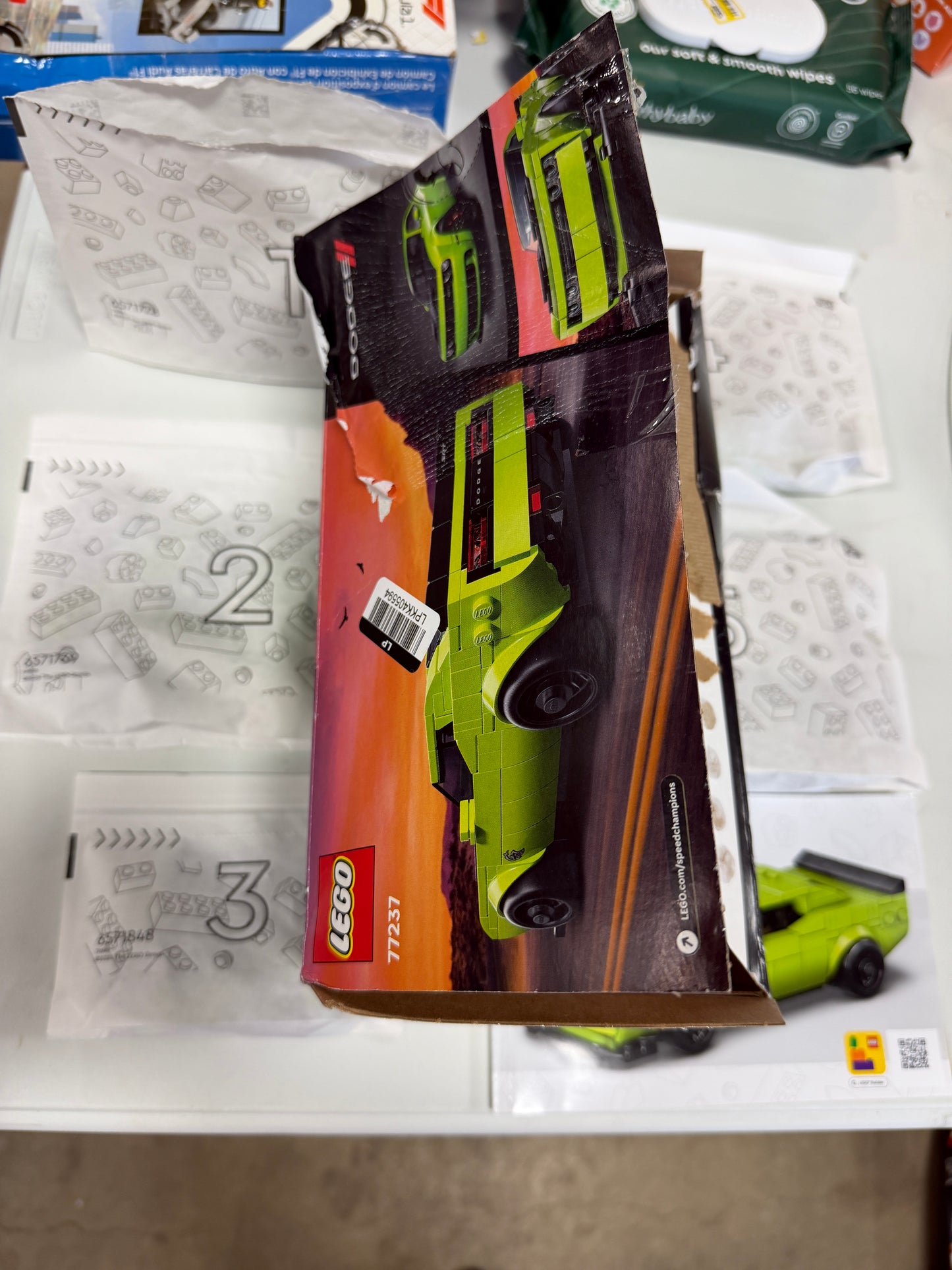 Open Box Lego - Dodge Speed Champions