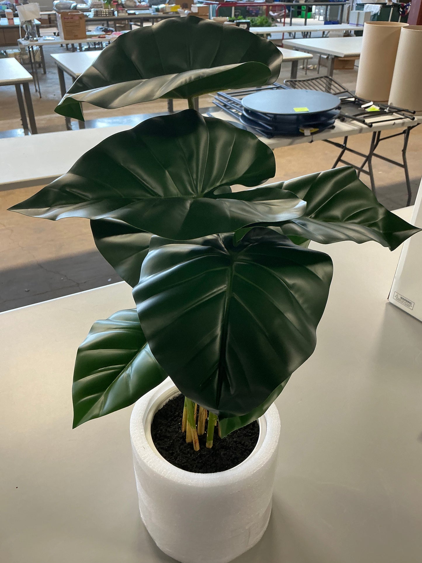 Potted faux plant - PICK UP ONLY
