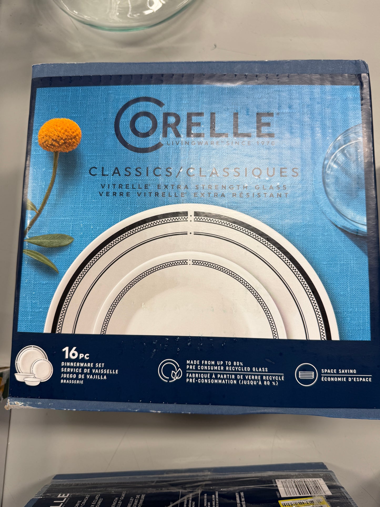 Corelle Classics 16pc Dish Set - Geometric