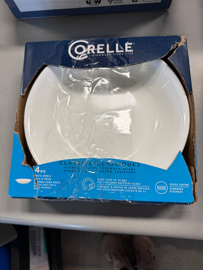 Corelle Pasta 4pc Bowl Set