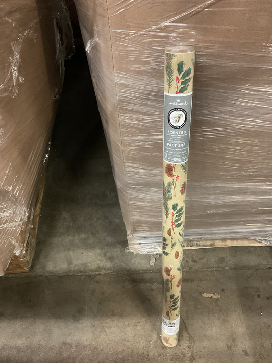 Christmas Wrap Roll Scented Holiday Pattern (20 sq ft)