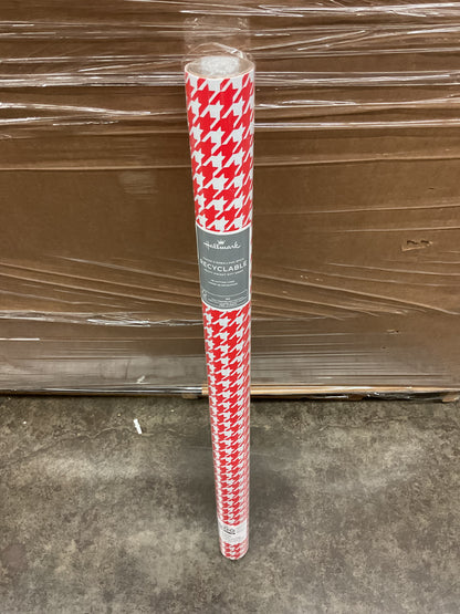 Christmas Roll Wrap Houndstooth (35 sq ft)