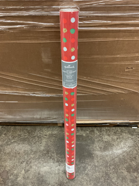 Christmas Roll Wrap Multi Dots (35 sq ft)