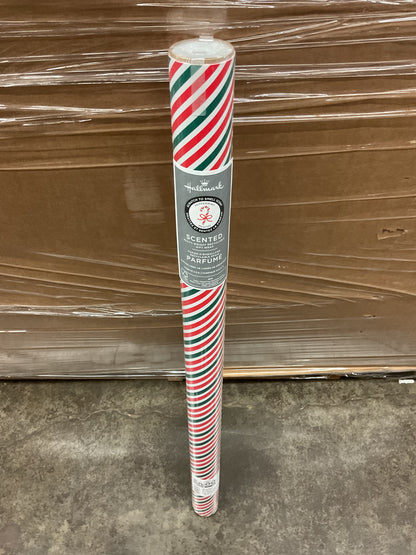Christmas Roll Wrap Scented Peppermint (20 sq ft)