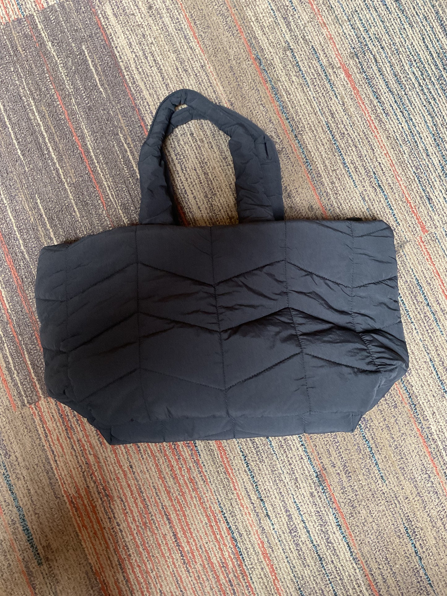 (Clearance )Black Nylon Tote Bag