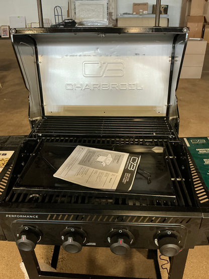 Charbroil 4 burner 25000 BTU gas grill 463351125 - AS IS - COSMETIC FLAWS - PICK UP ONLY