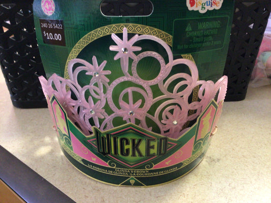 Kids Halloween Accessories- Wicked - Crown - One size - Pink