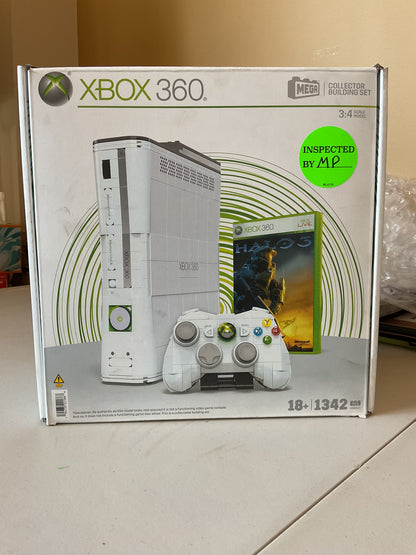 MEGA Showcase Microsoft Xbox 360 Collector Building Set - 1342pcs - Open Box AS IS