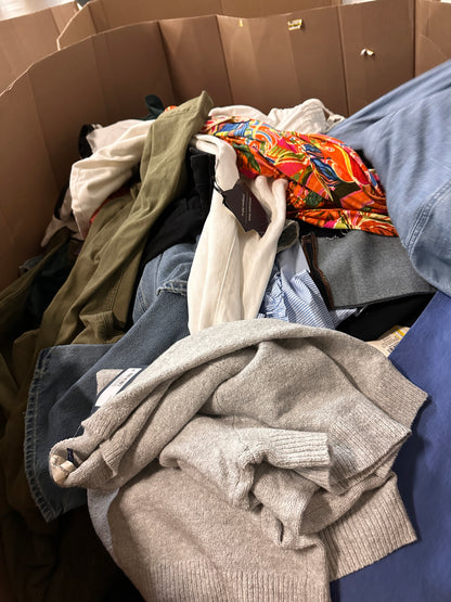 Bulk Pallet • Women’s & Men’s PLUS Sizing Apparel Gaylord - 325 pieces - As Is No Returns