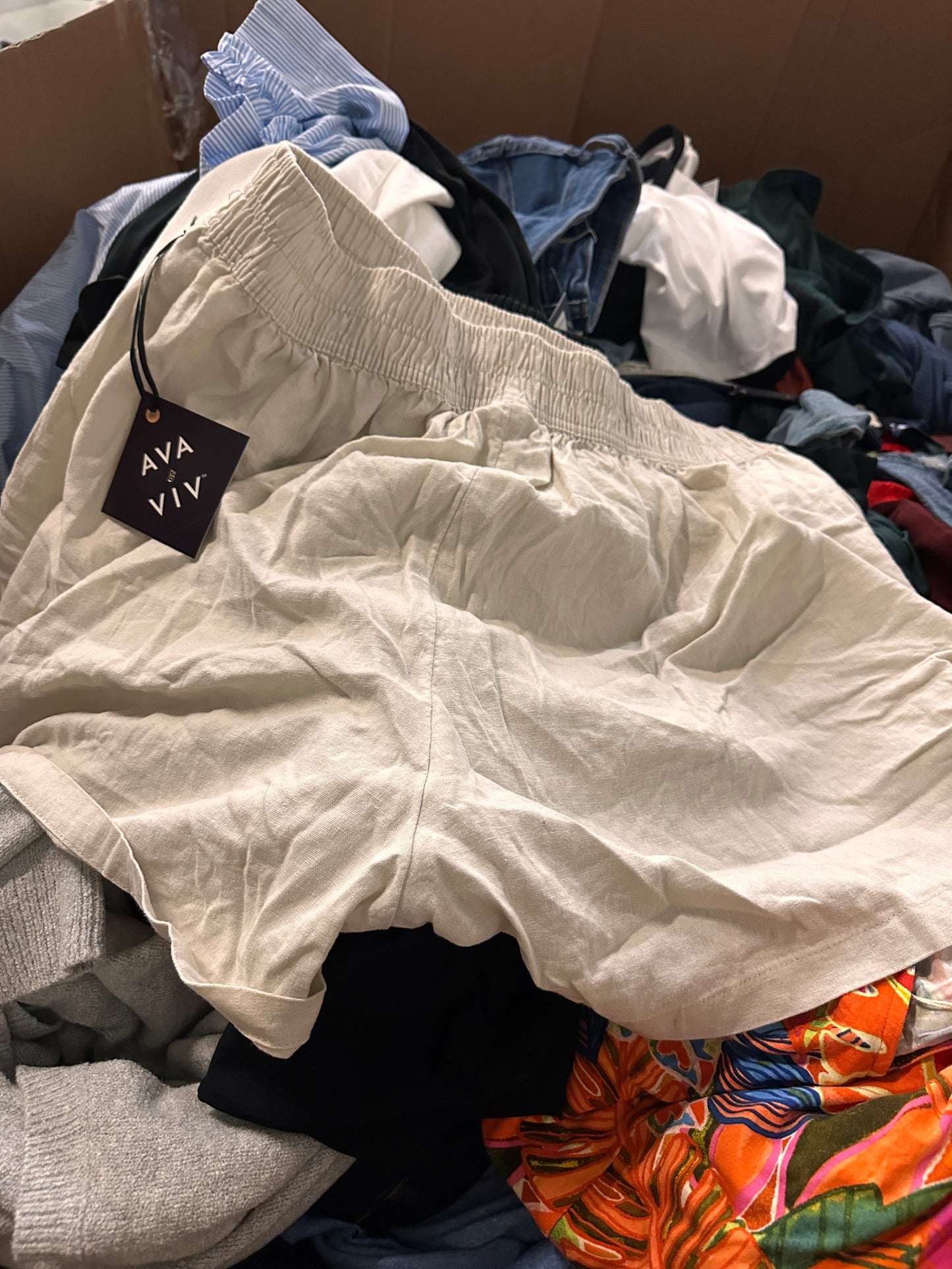 Bulk Pallet • Women’s & Men’s PLUS Sizing Apparel Gaylord - 325 pieces - As Is No Returns