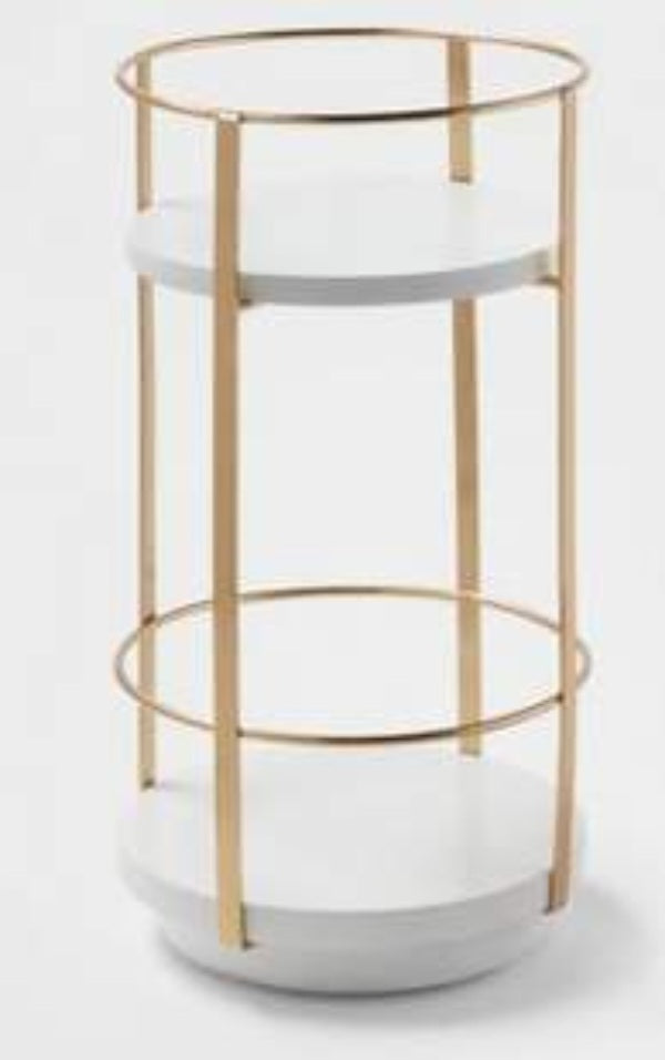 Shelf Countertop Organizer Brass